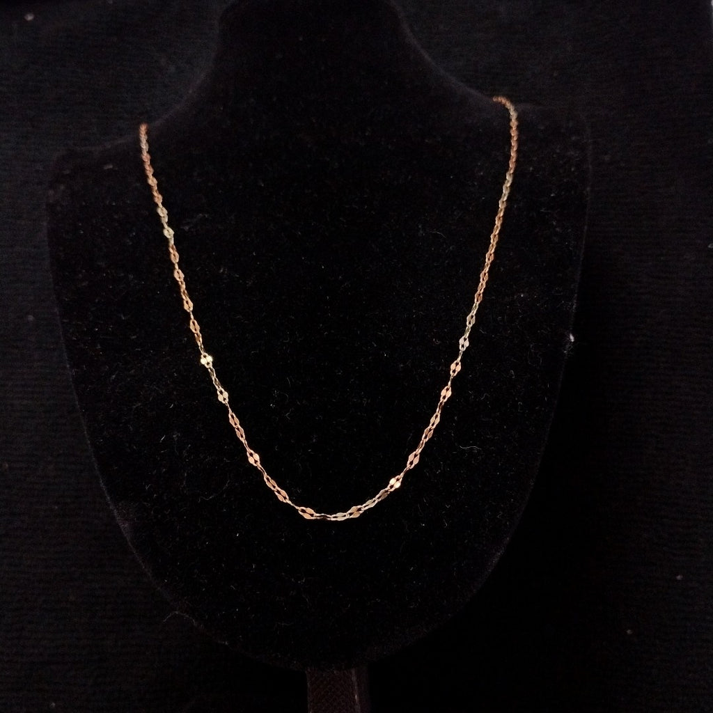 CADENA ORO COMBINADO 10 K 1,70 GRMS (SEMINUEVO)