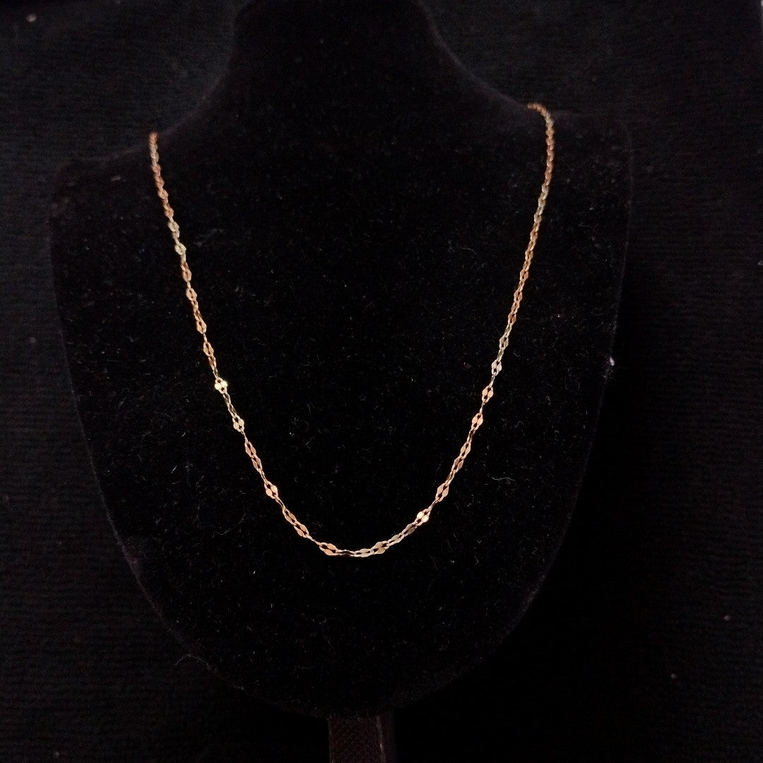 CADENA ORO COMBINADO 10 K 1,70 GRMS (SEMINUEVO)