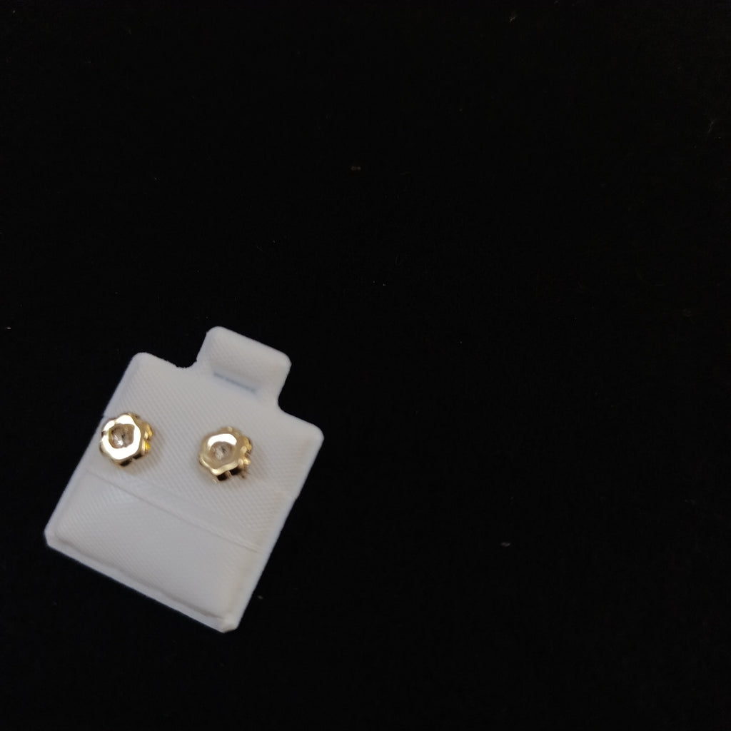 BROQUELES BROQUEL FIG FLOR C CIRCONIA 14K 0.2581 GR (NUEVO)