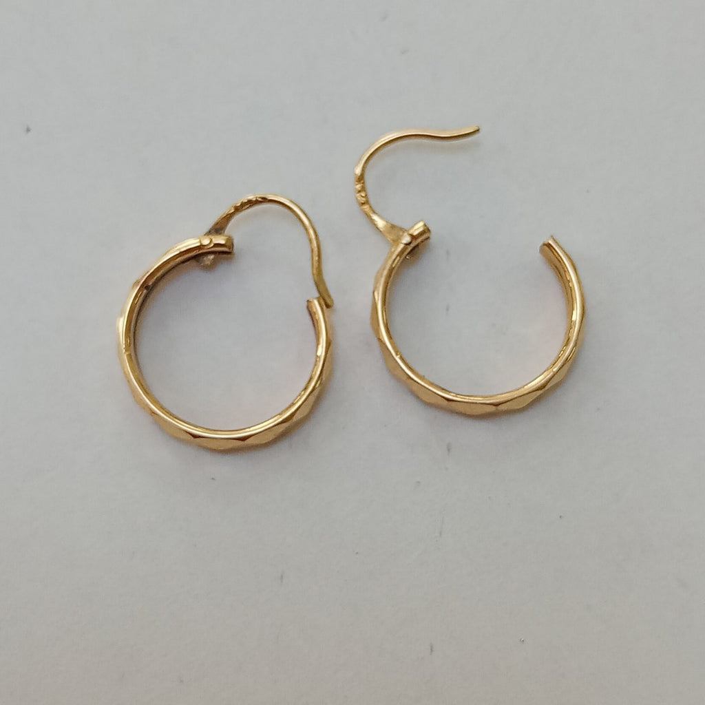 ARRACADAS PAR ORO 14 K 1.4 GRMS (SEMINUEVO)