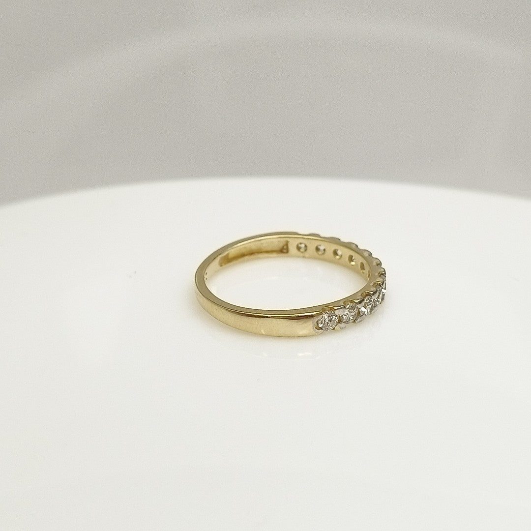 ANILLO ANILLITO MEDIA CHURUMBELA 14K 8 TALLA 2.1 GR (NUEVO)