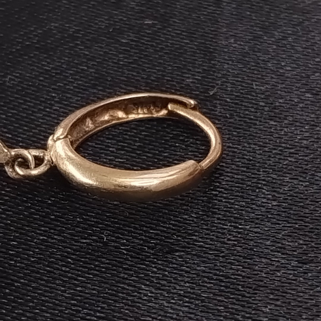 ARETES PAR ORO 14 K 3,80 GRMS (SEMINUEVO)