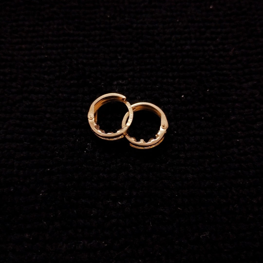ARRACADAS PAR ORO 10 K 0.8 GRMS (SEMINUEVO)