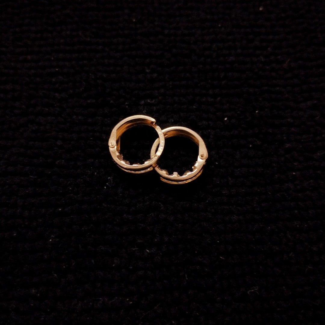ARRACADAS PAR ORO 10 K 0.8 GRMS (SEMINUEVO)