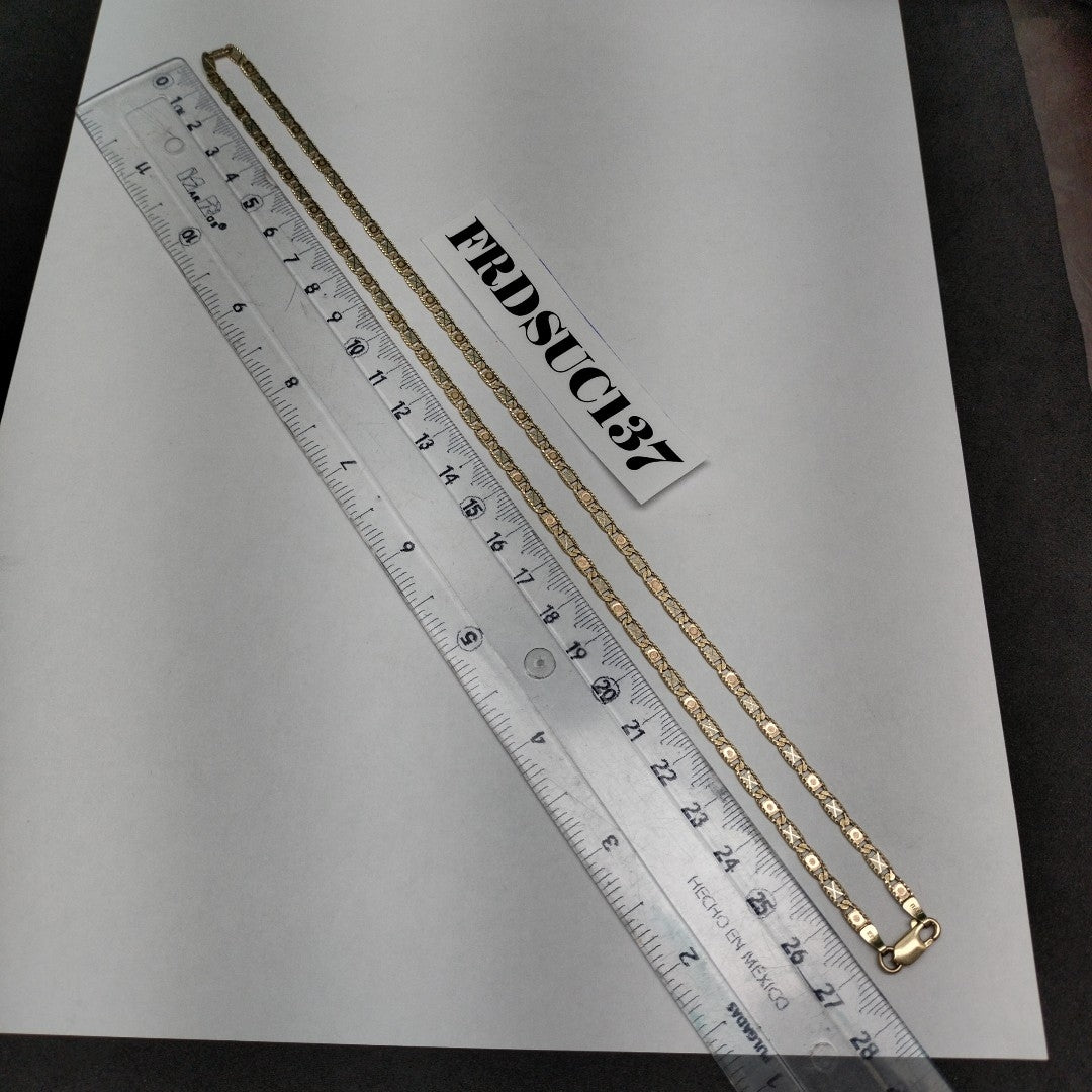 CADENA ORO,ORO COMBINADO 14 K 11,30 GRMS (SEMINUEVO)