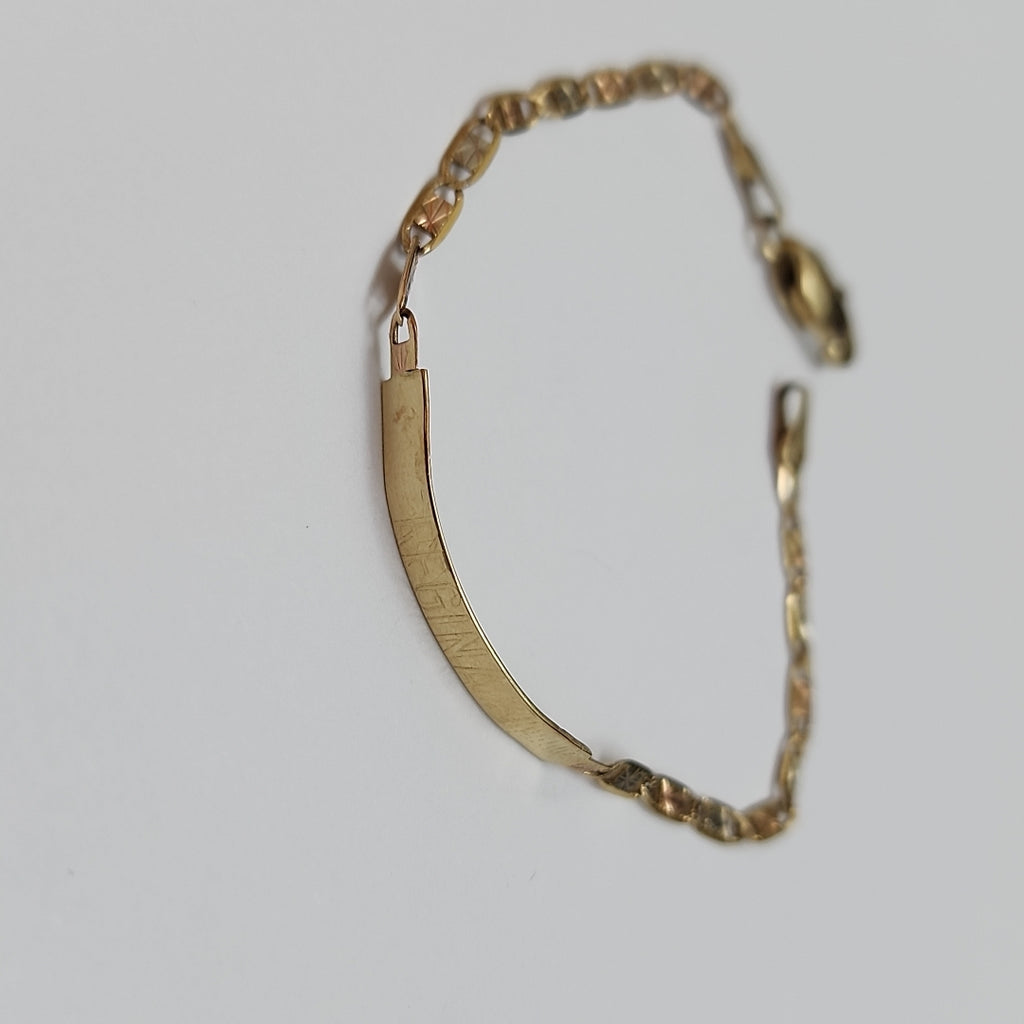 ESCLAVA ORO COMBINADO 10 K 2 GRMS (SEMINUEVO)