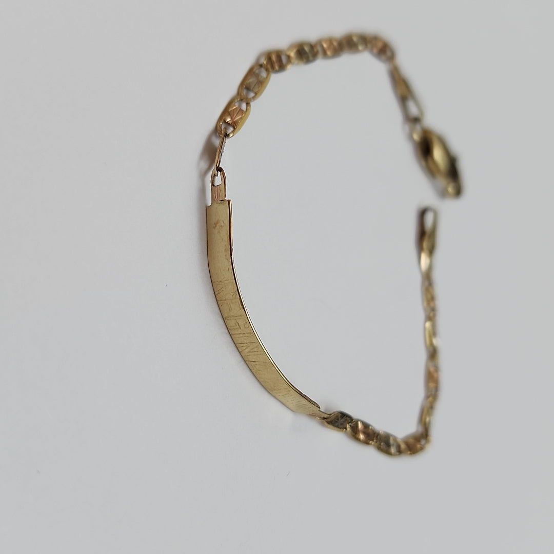 ESCLAVA ORO COMBINADO 10 K 2 GRMS (SEMINUEVO)