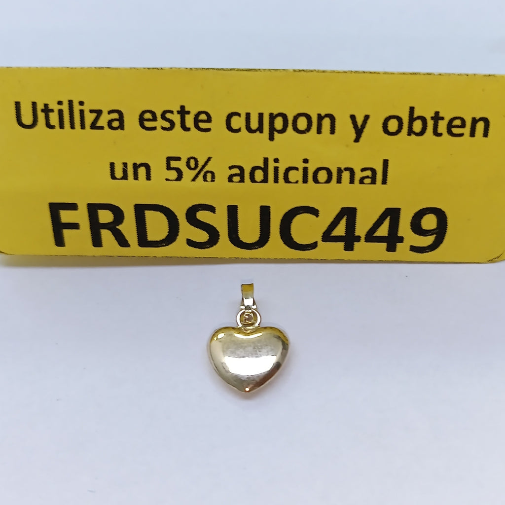 DIJE CORAZON 10K 0.7 GR (NUEVO)