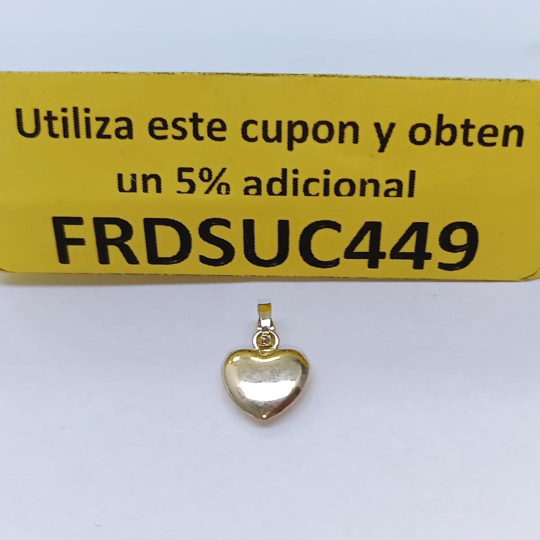 DIJE CORAZON 10K 0.7 GR (NUEVO)