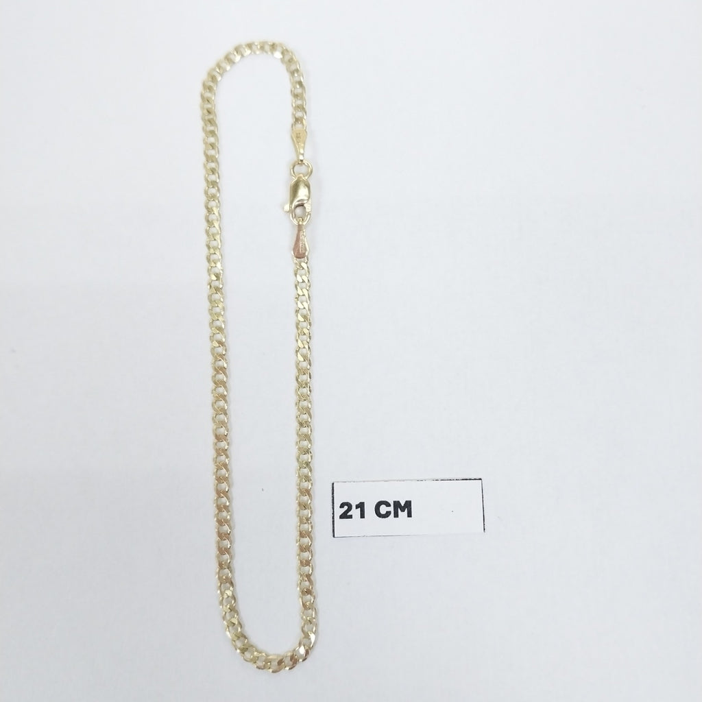PULSERA BARBADA 14K 21 CM 2.3 GR (NUEVO)