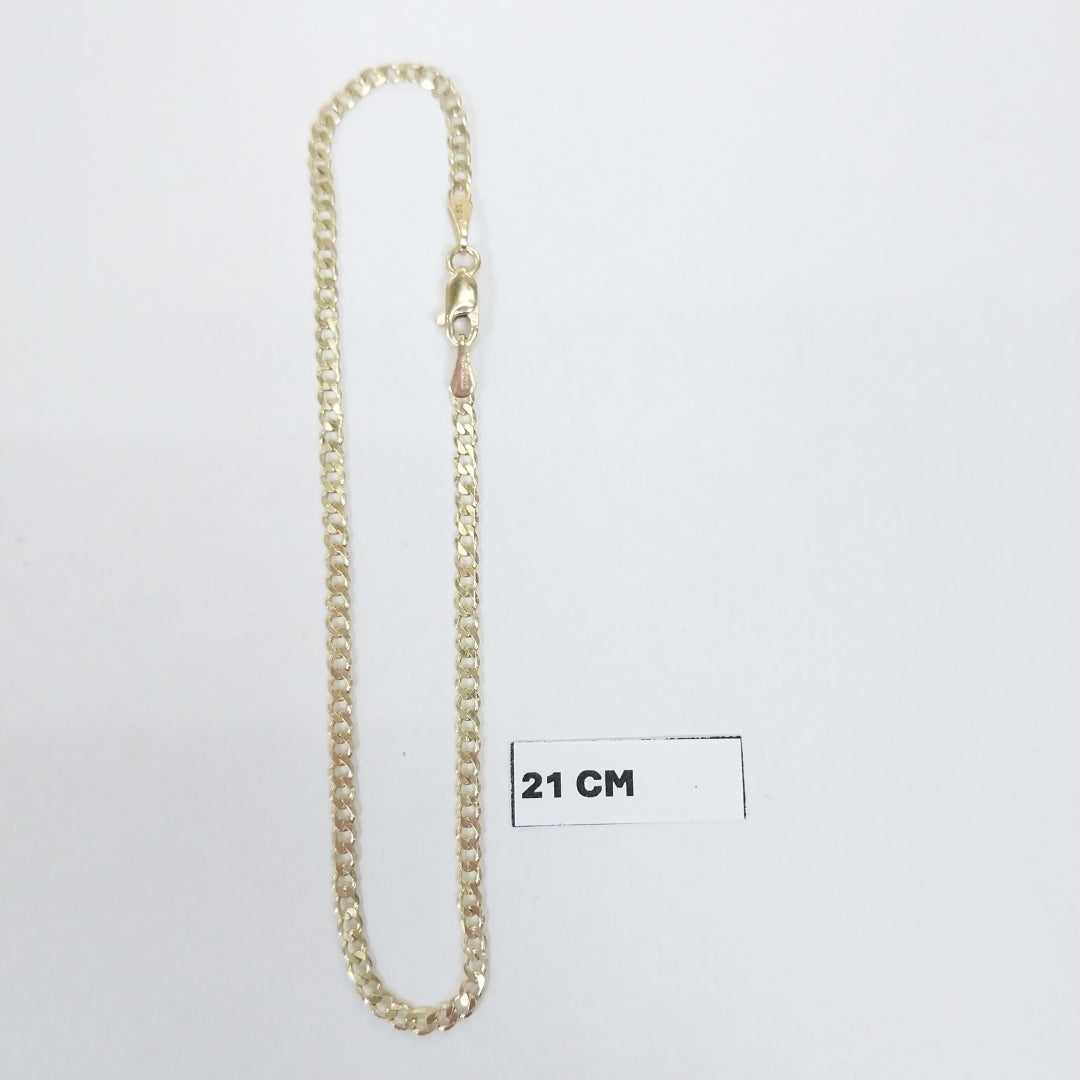 PULSERA BARBADA 14K 21 CM 2.3 GR (NUEVO)