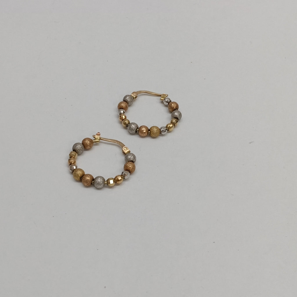 ARRACADAS PAR ORO 14 K 4.2 GRMS (SEMINUEVO)