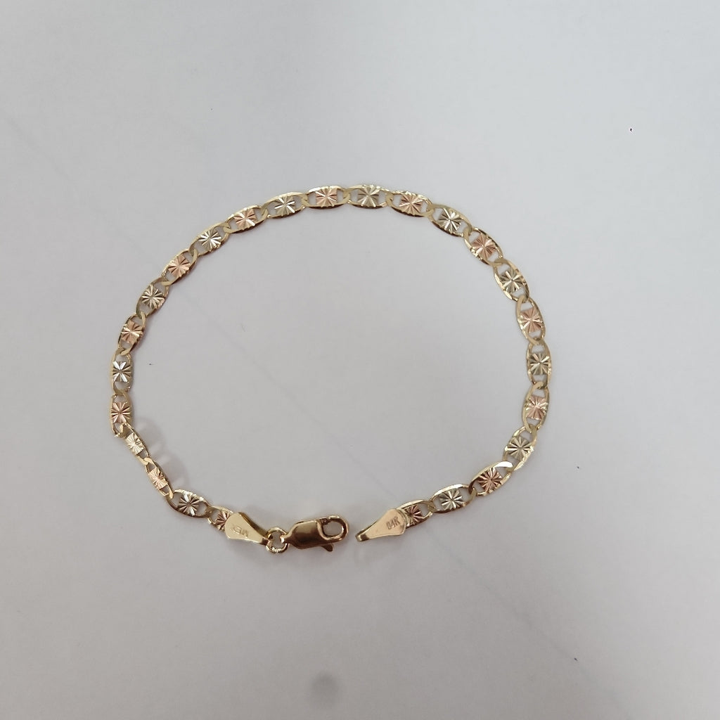 PULSERA GUCHI 14K 18 CM 2.9 GR (NUEVO)