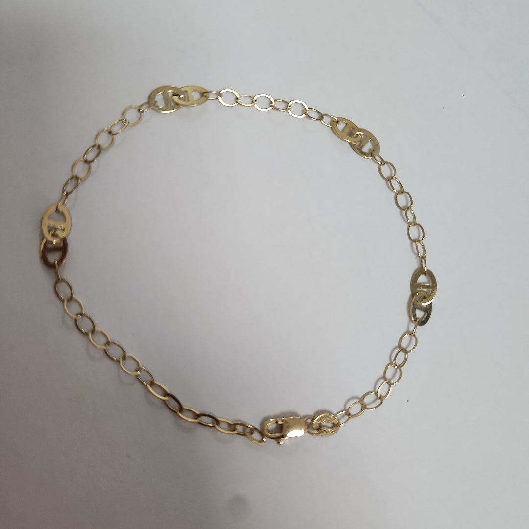 PULSERA ESPECIAL 14K 21 CM 1.8 GR (NUEVO)