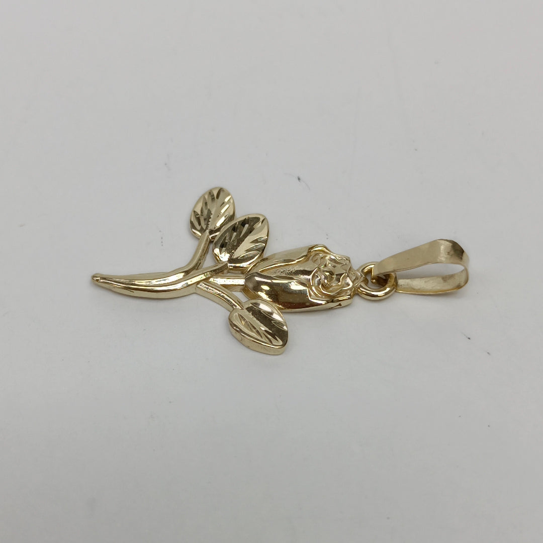 DIJE ROSA 10K 1.3 GR (NUEVO)
