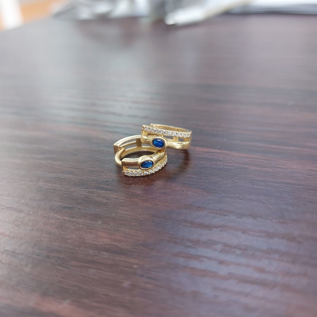 ARRACADAS PAR ORO 10 K 2.5 GRMS (SEMINUEVO)