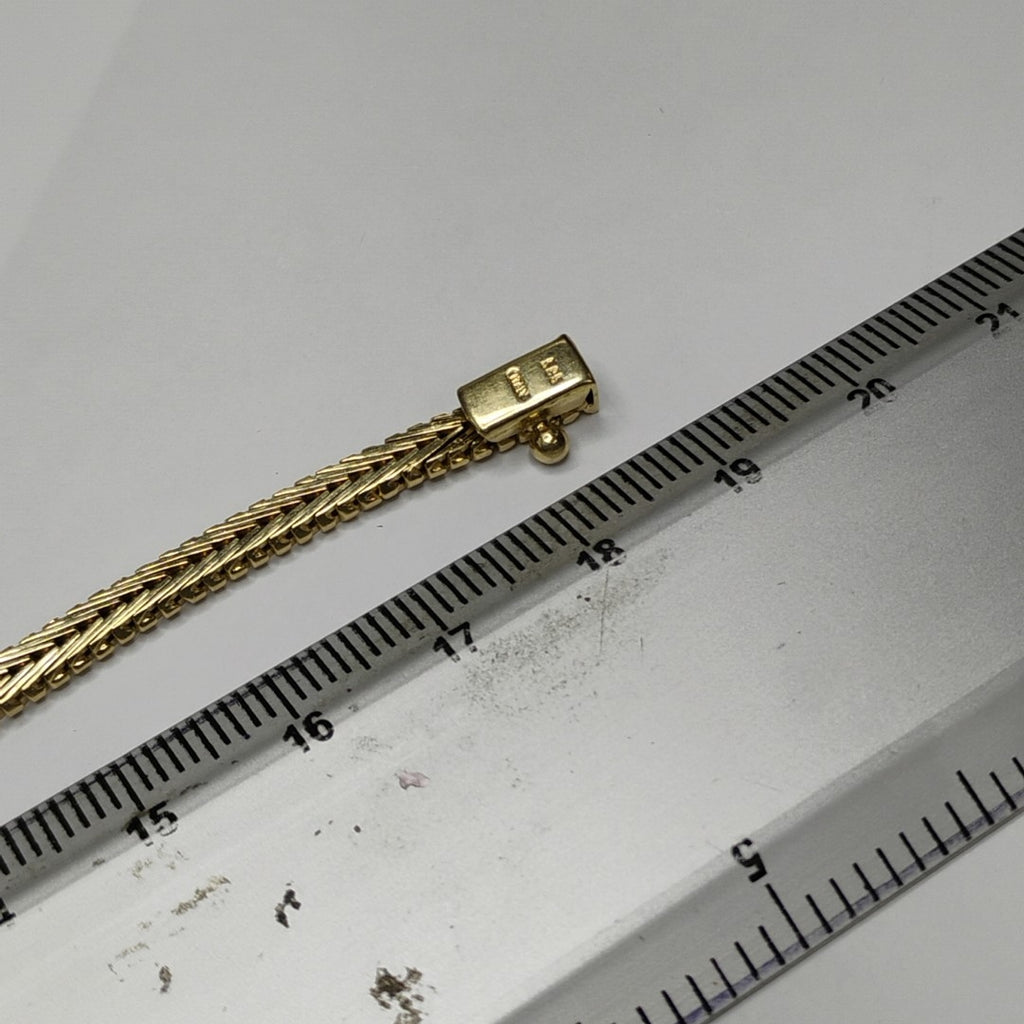 PULSERA ORO, ORO COMBINADO 14 K 12.7 GRMS (SEMINUEVO)