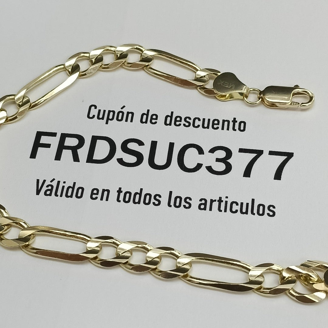PULSERA 3X1 14K 21 CM 14.6 GR (NUEVO)