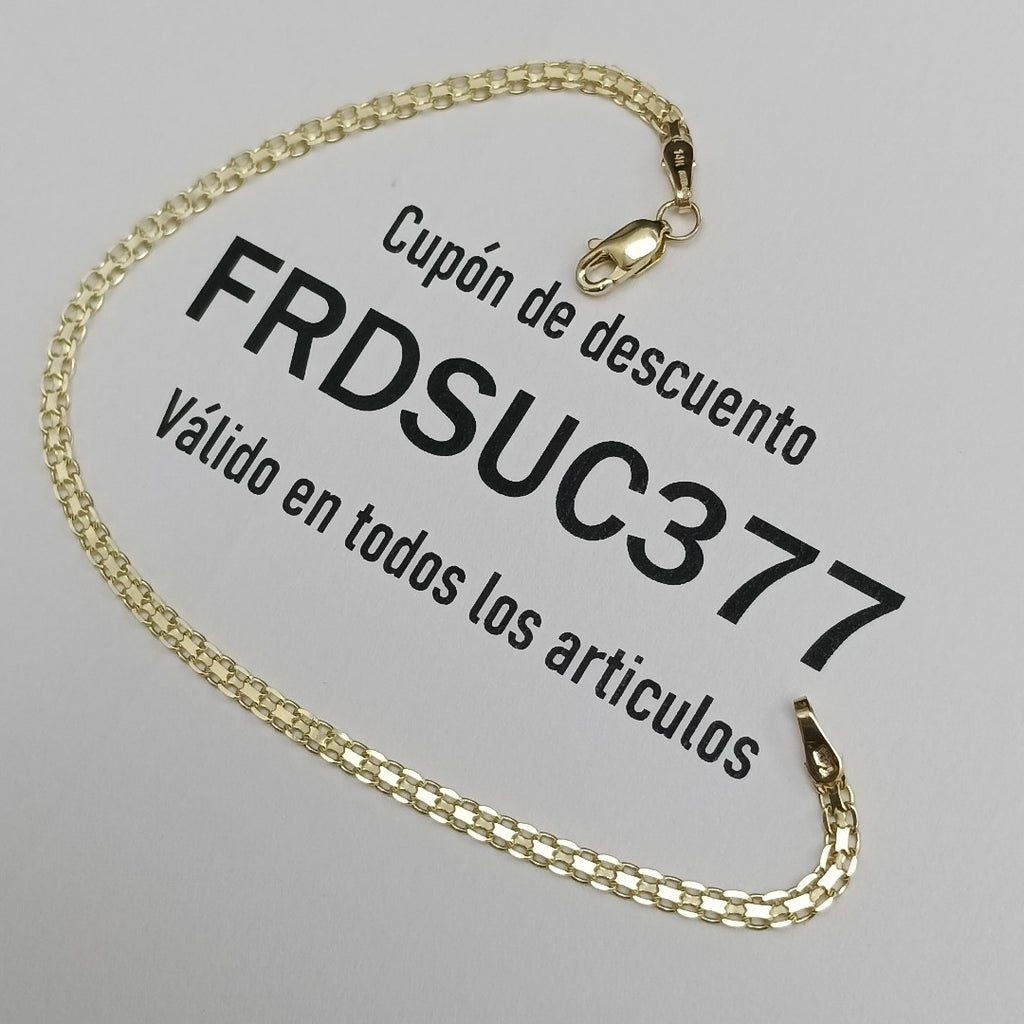 PULSERA BISMARK 14K 18 CM 2.4 GR (NUEVO)