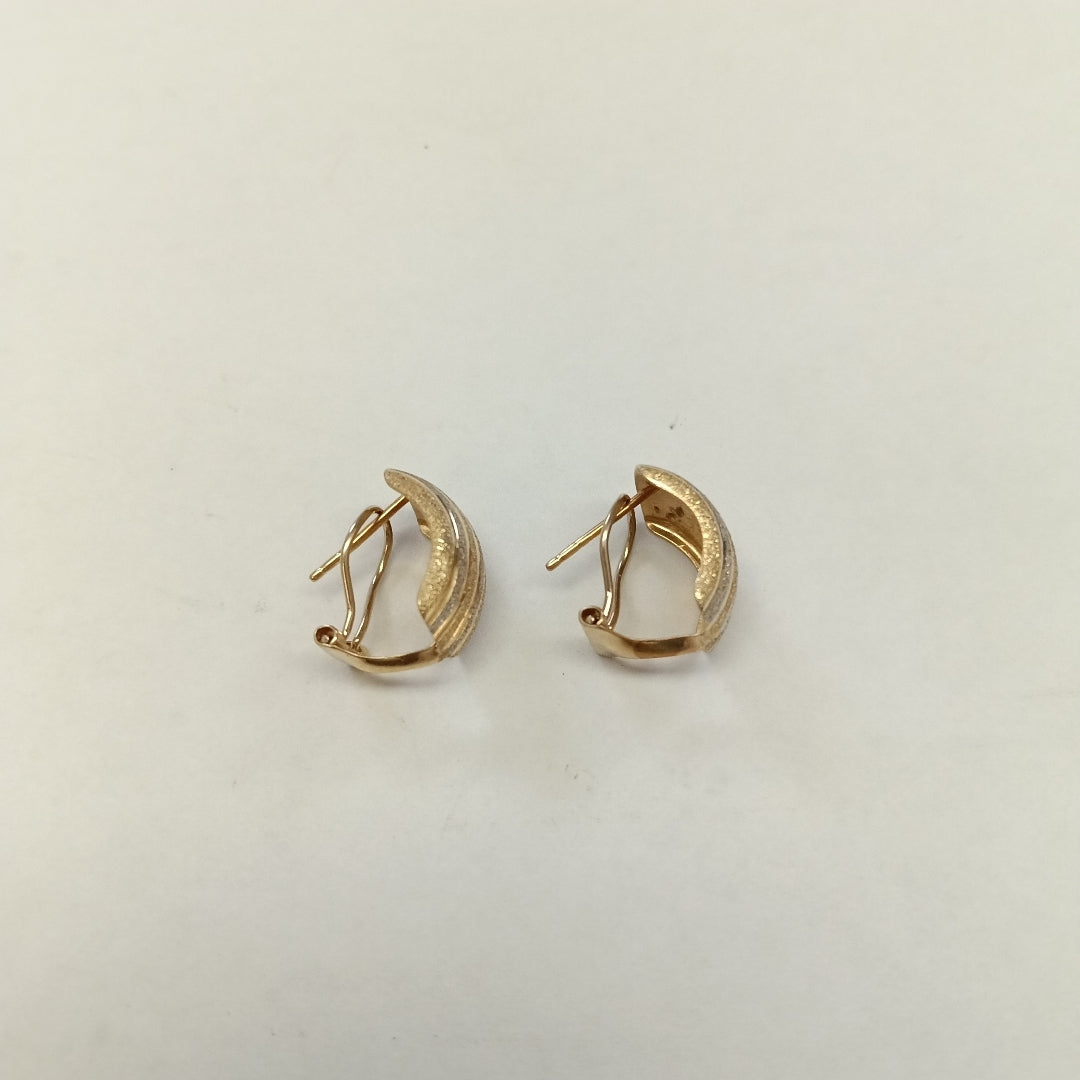 ARETES PAR ORO 14 K 2,10 GRMS (SEMINUEVO)