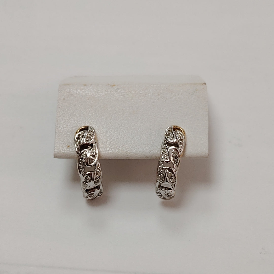 ARETES PAR ORO 14 K 1.9 GRMS (SEMINUEVO)