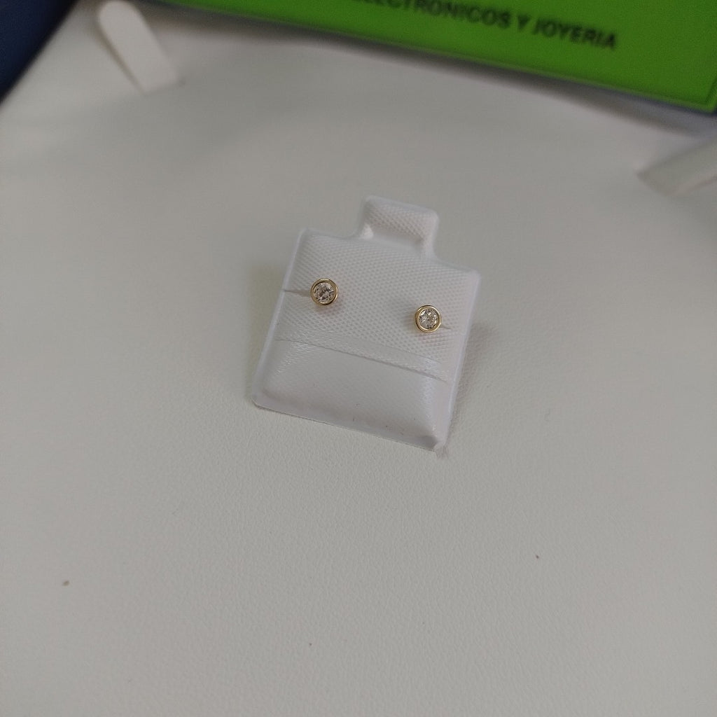 BROQUELES BROQUEL C CIRCONIA 14K 0.1501 GR (NUEVO)