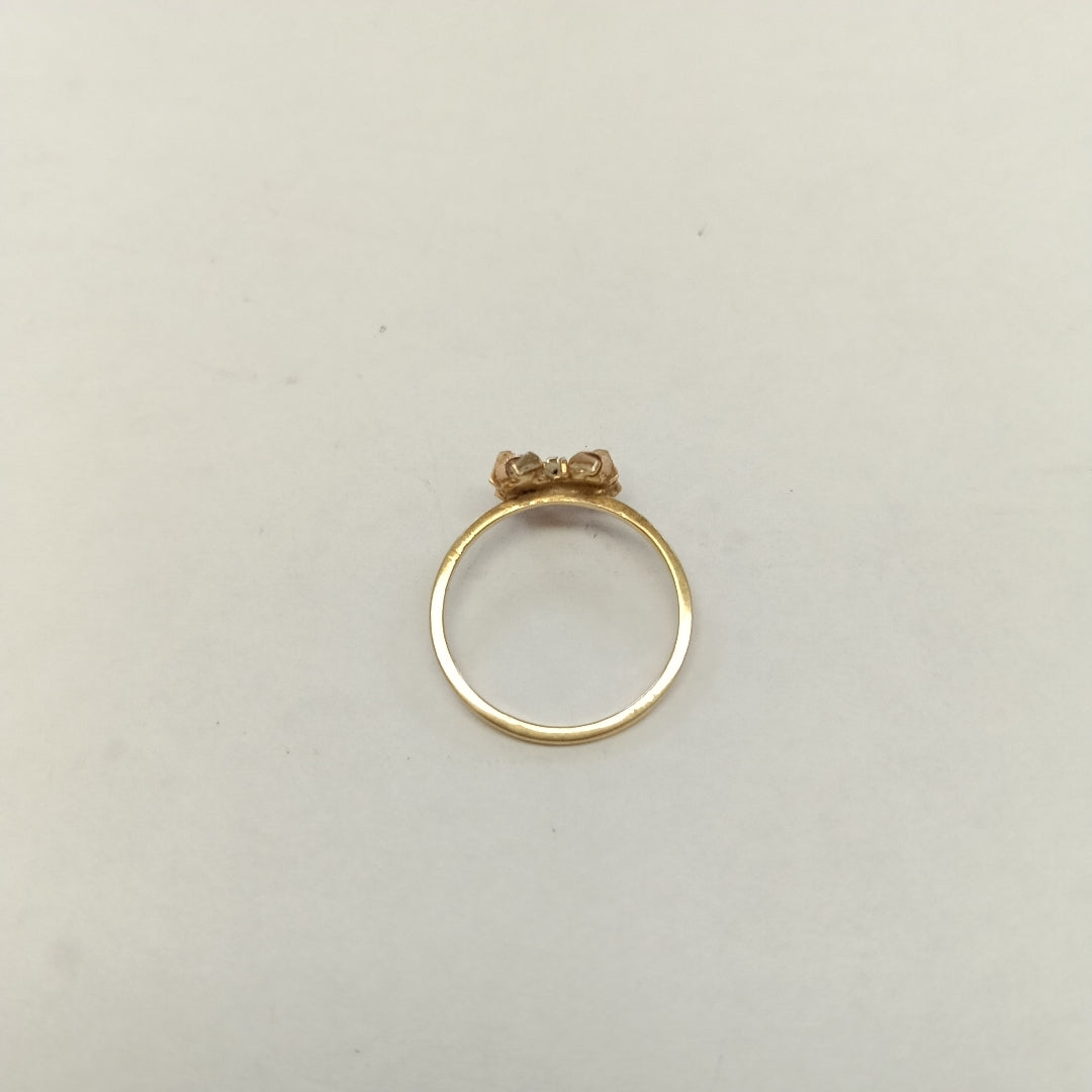 ANILLITO ORO, ORO COMBINADO 14 K 1.4 GRMS (SEMINUEVO)