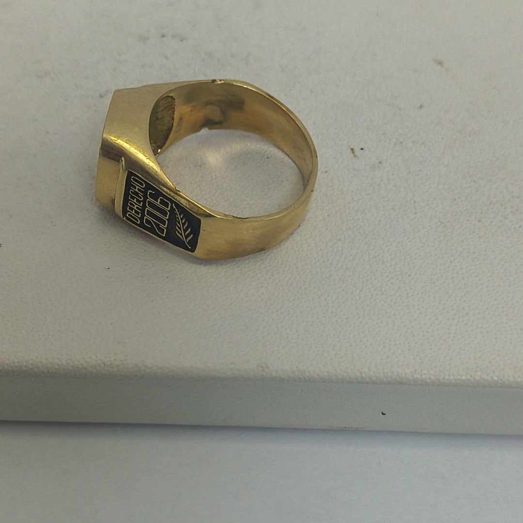 ANILLO DE GRADUACIÓN ORO 14 K 5,70 GRMS (SEMINUEVO)