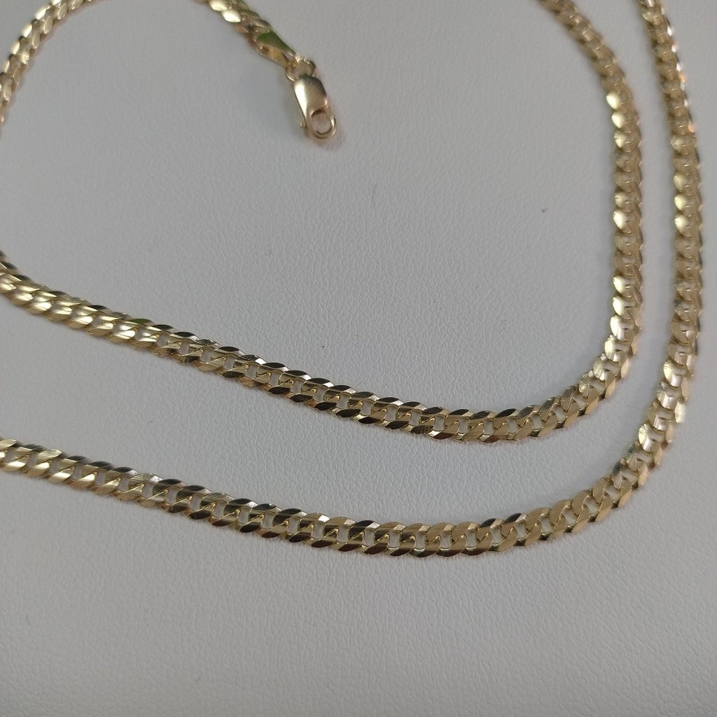 CADENA BARBADA 14K 60 CM 10 GR (NUEVO)