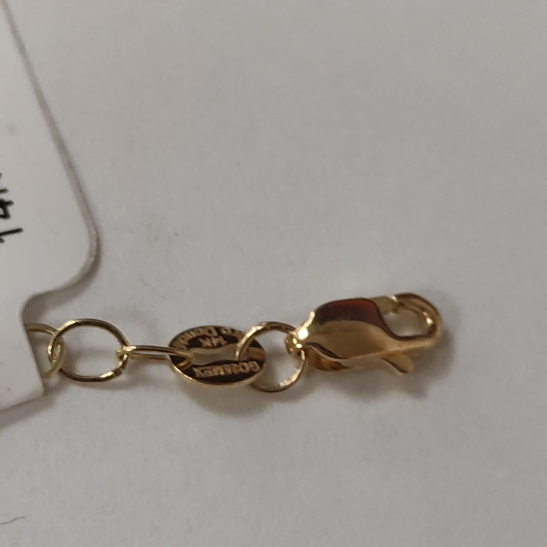 PULSERA ESPECIAL 14K 21 CM 1.8 GR (NUEVO)