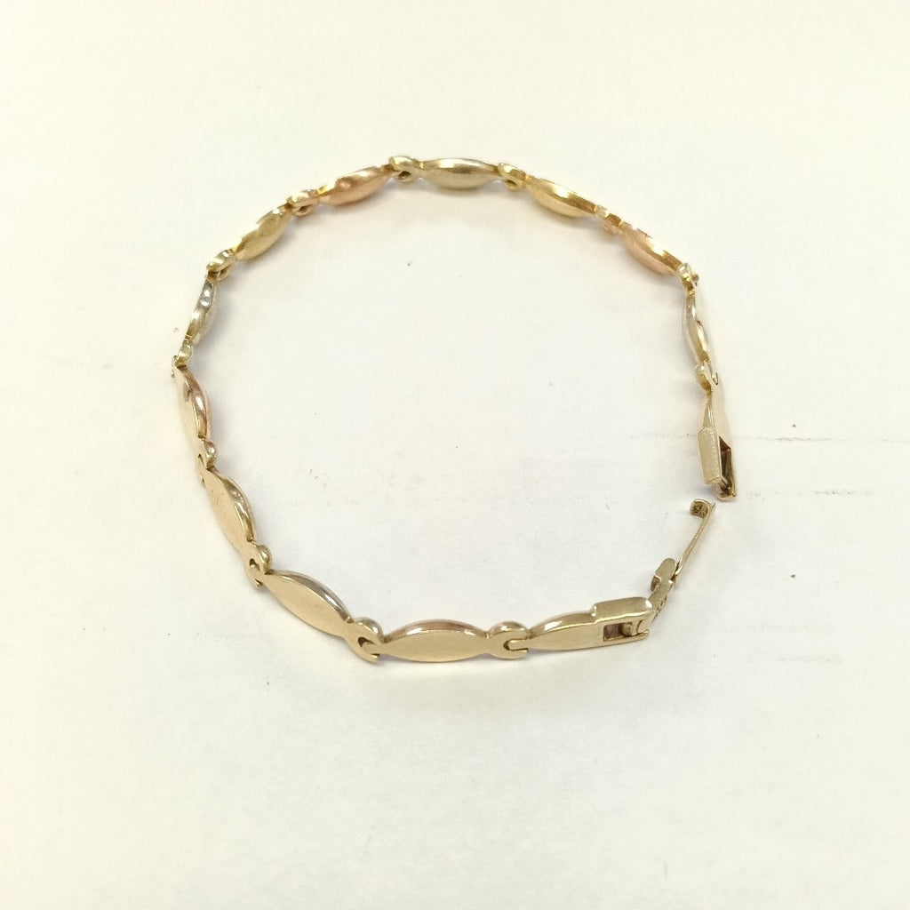 PULSERA ORO, ORO COMBINADO 14 K 6.5 GRMS (SEMINUEVO)