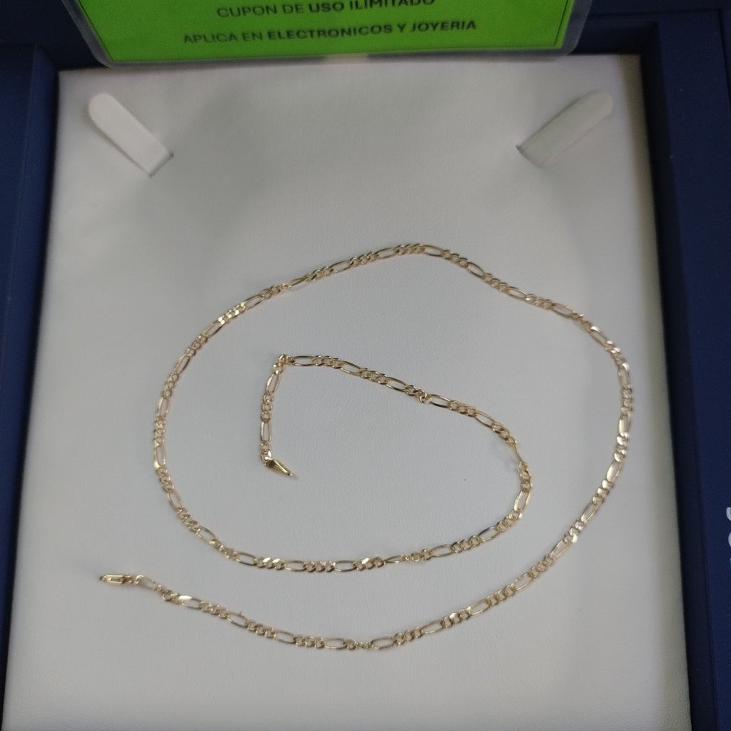CADENA 3X1 14K 50 CM 4.3 GR (NUEVO)