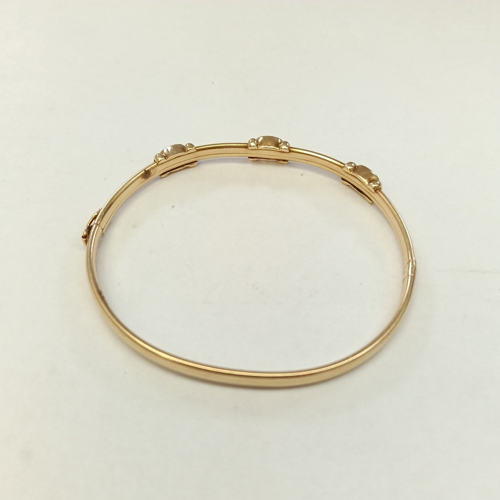 PULSERA RIGIDA ORO, ORO COMBINADO 14 K 7.5 GRMS (SEMINUEVO)