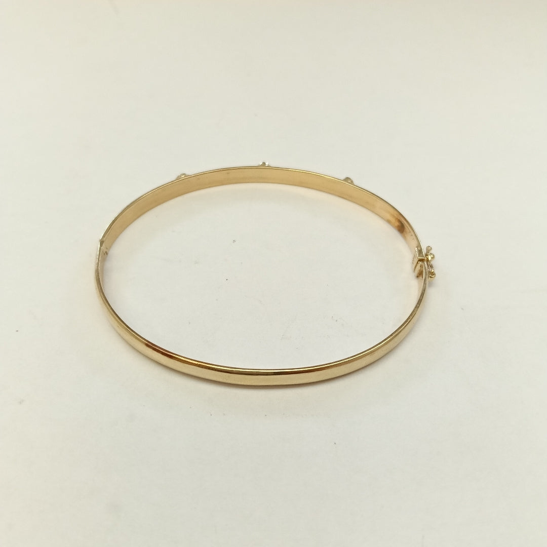 PULSERA RIGIDA ORO 14 K 7.9 GRMS (SEMINUEVO)