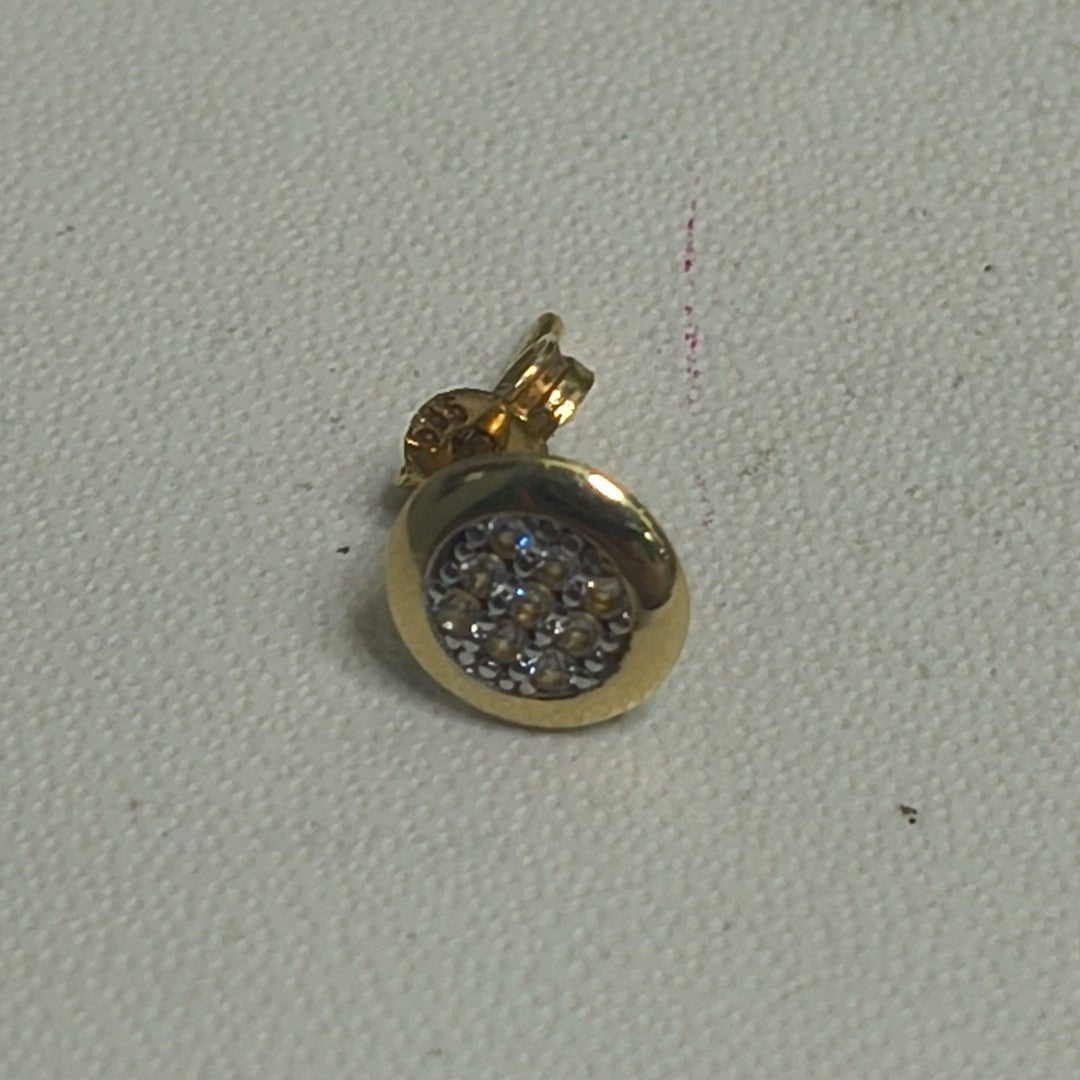 BROQUELES PAR ORO 14 K 0,80 GRMS (SEMINUEVO)