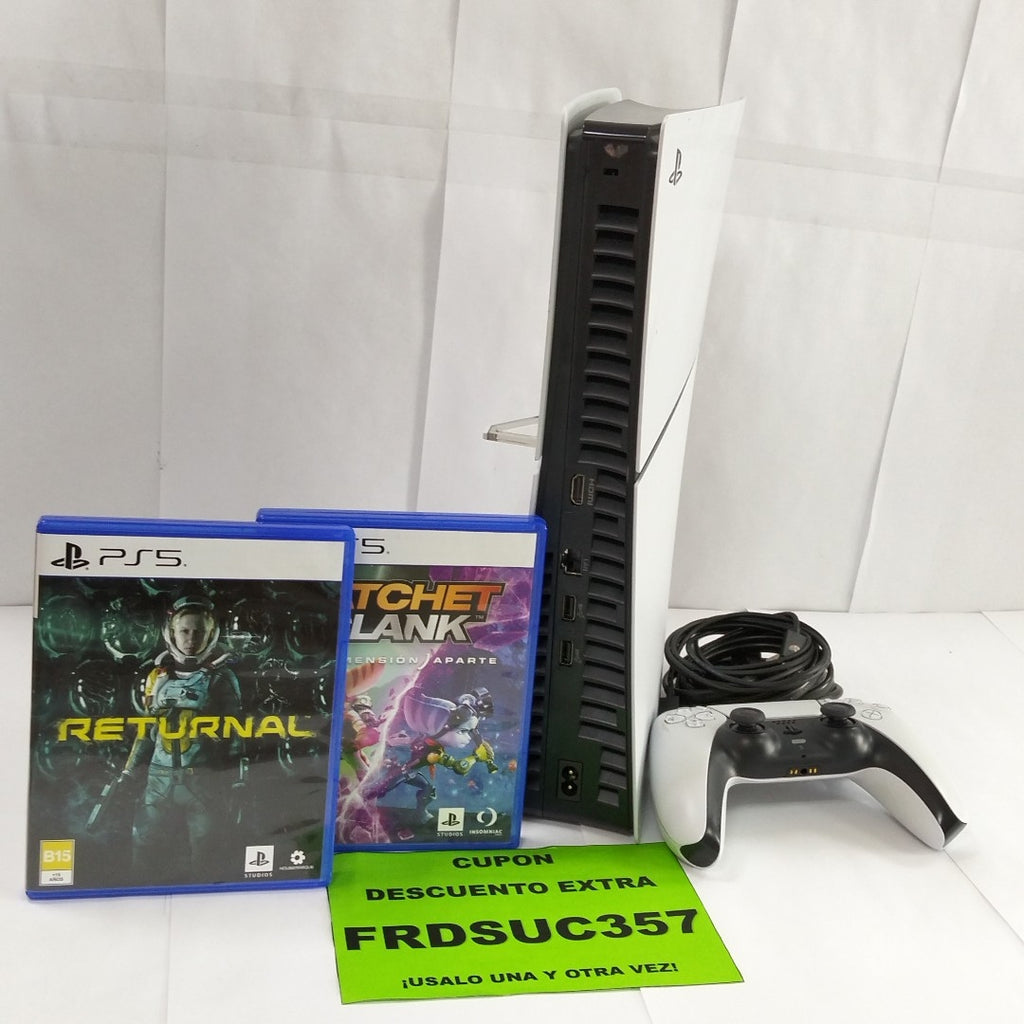 CONSOLA DE VIDEOJUEGO SONY PS5 SLIM 1 TB SSD (SEMINUEVO)