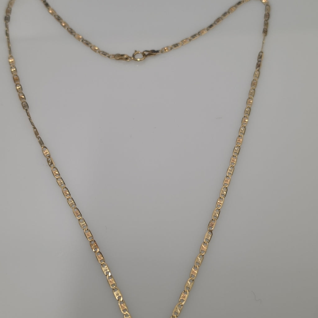 CADENA ORO COMBINADO 14 K 3,20 GRMS (SEMINUEVO)