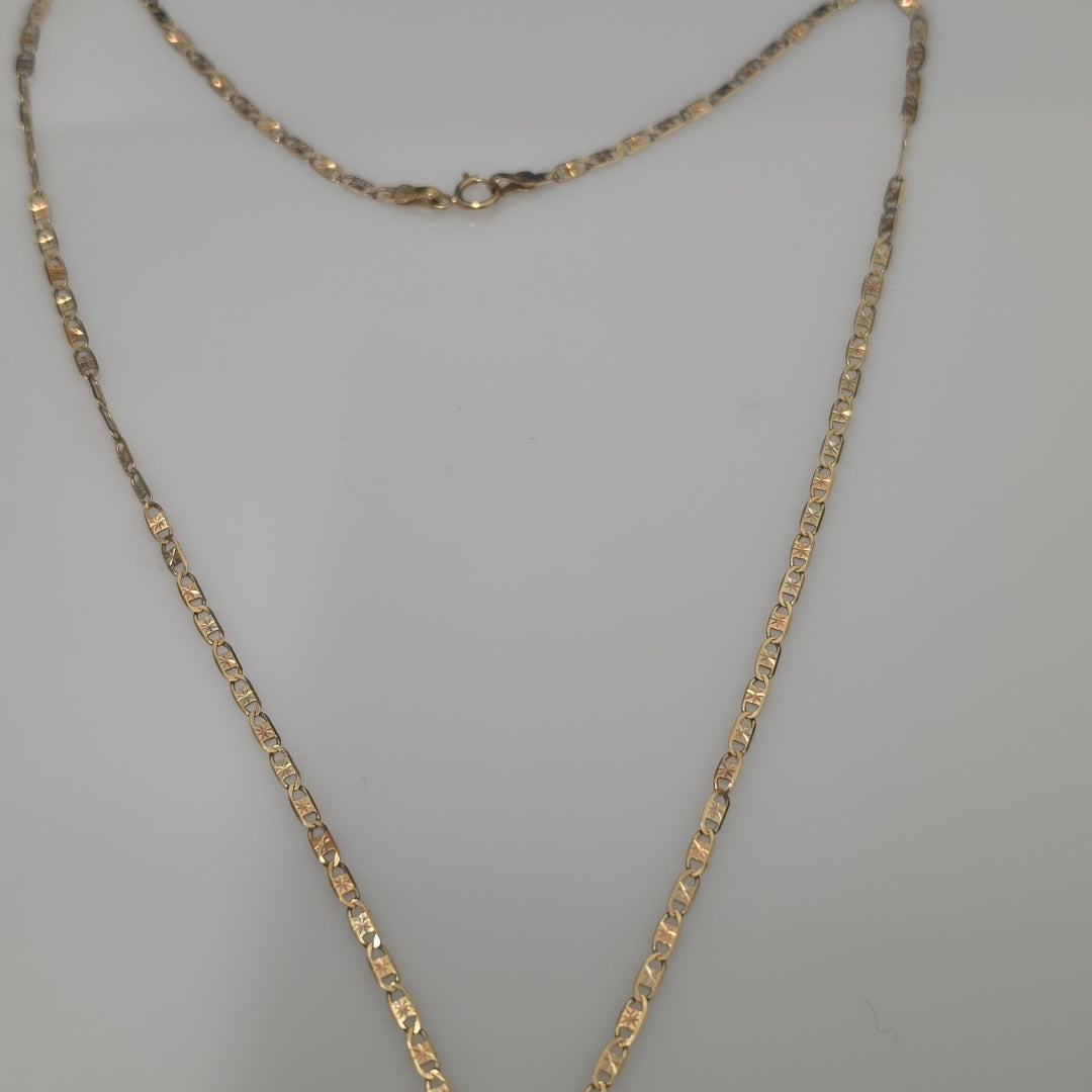 CADENA ORO COMBINADO 14 K 3,20 GRMS (SEMINUEVO)