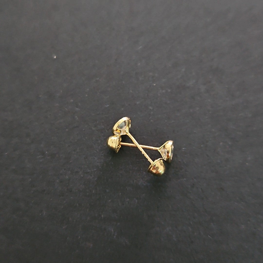 BROQUELES BROQUEL C CIRCONIA 14K 0.1501 GR (NUEVO)