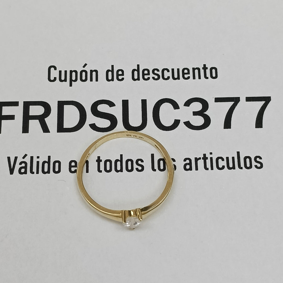 ANILLOS DAMA ORO 14K 1.5 (NUEVO)