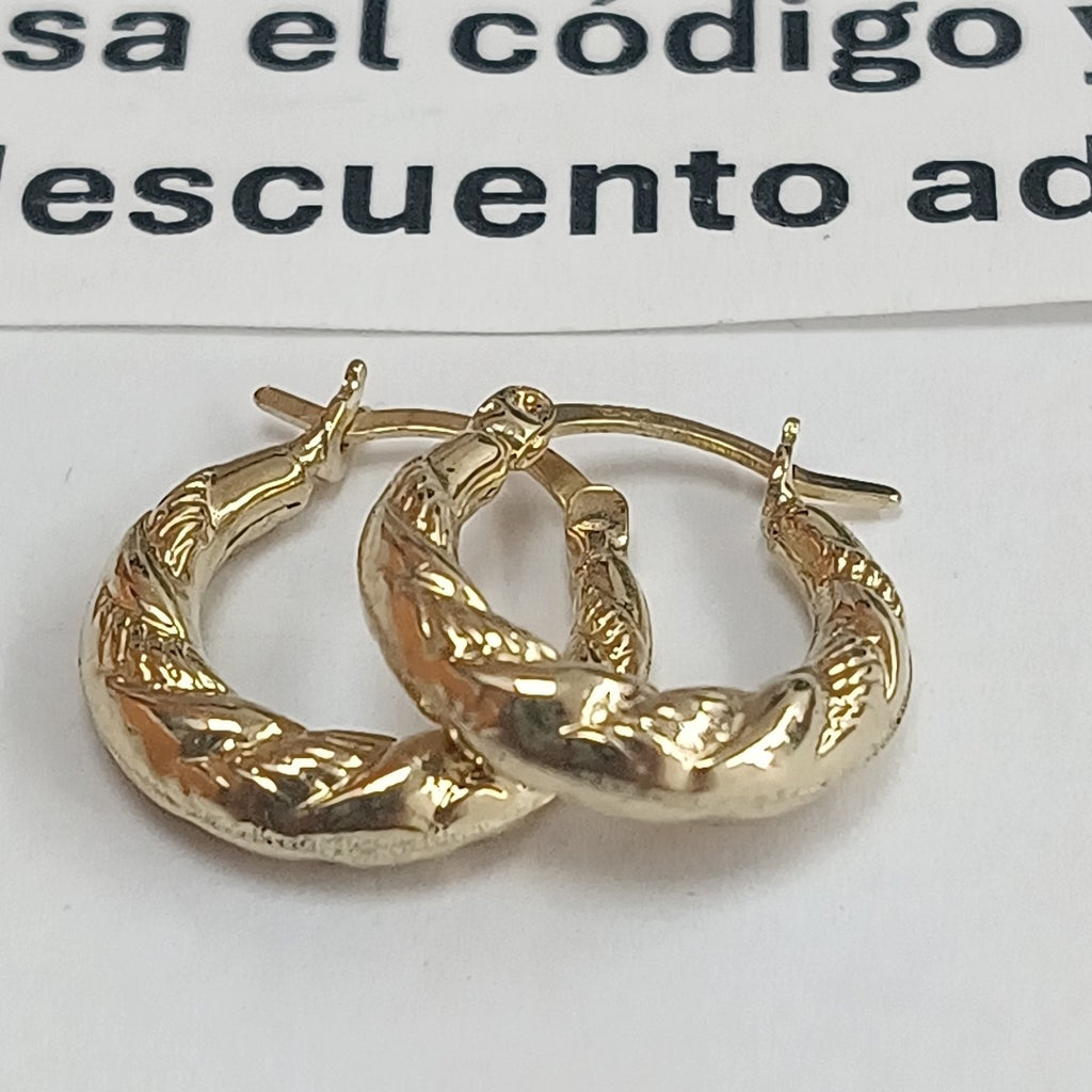 ARRACADAS ORO 10K 0.7 (NUEVO)
