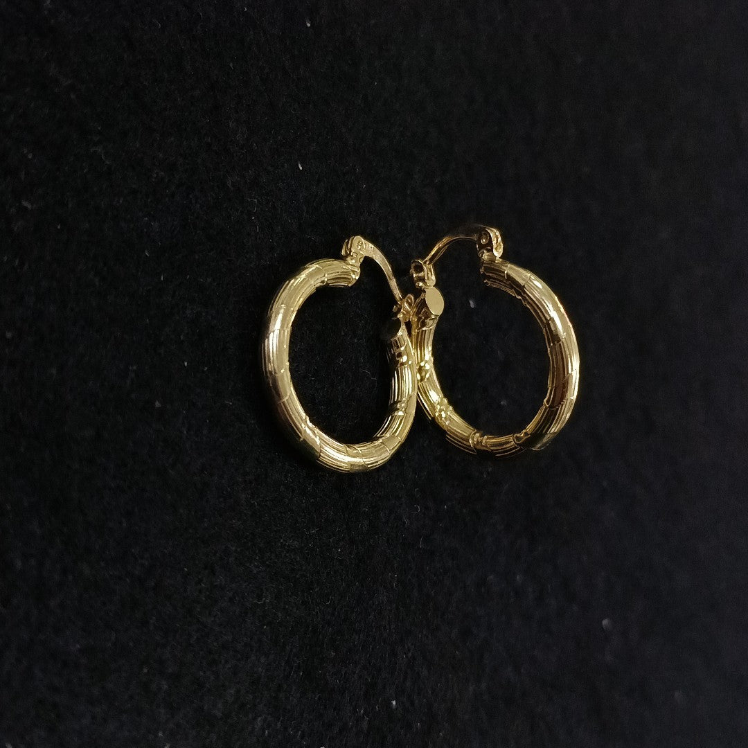 ARETES ARRACADAS 14K 2.6 GR (NUEVO)