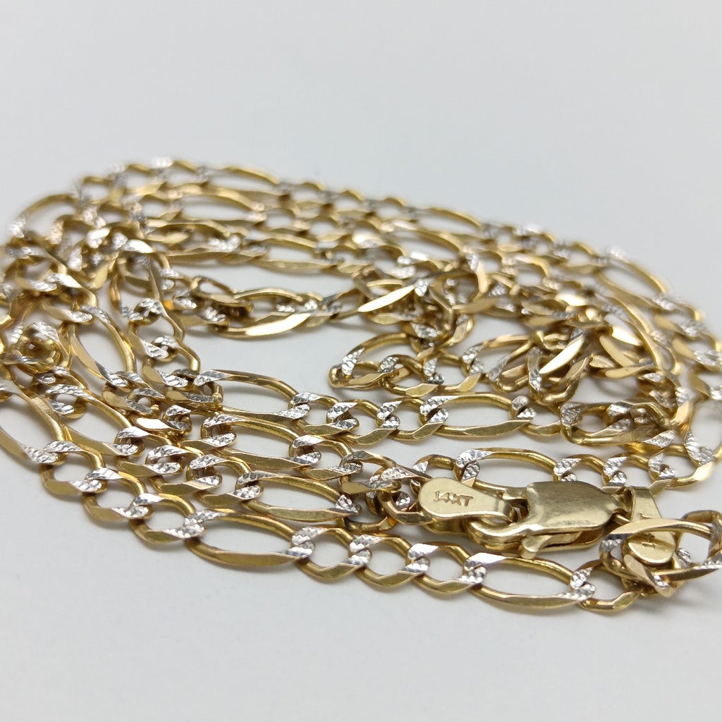 CADENA ORO,RODIADO 14 K 7,70 GRMS (SEMINUEVO)