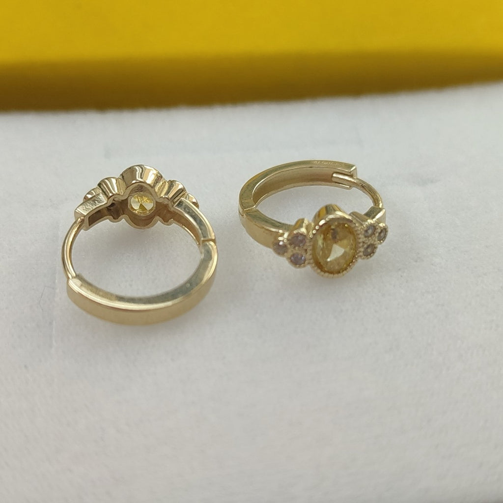 ARETES ARRACADAS CON CIRCONIAS Y PDRAS COL 14K 3.2 GR (NUEVO)