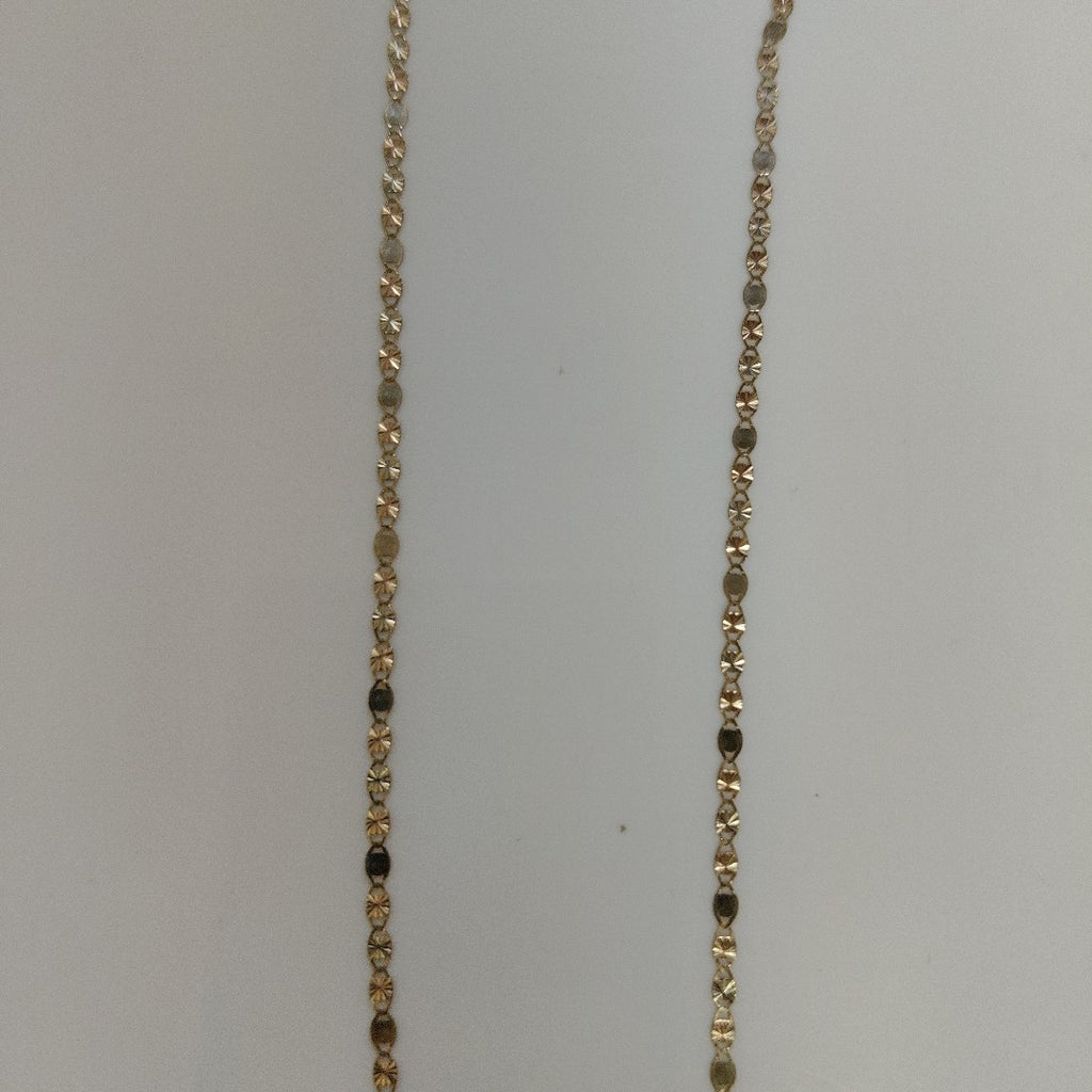 CADENAS TEJIDO GUCHI ORO 10K 55 CM 1.7 GR (NUEVO)