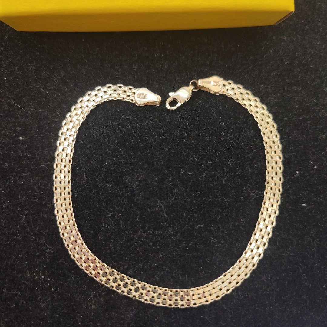 PULSERA ESPECIAL 14K 21 CM 5 GR (NUEVO)