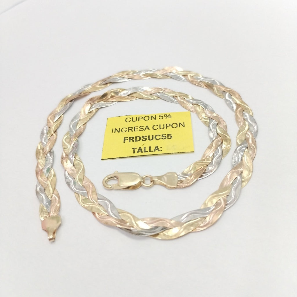 GARGANTILLA ORO, ORO COMBINADO 14 K 12.1 GRMS (SEMINUEVO)