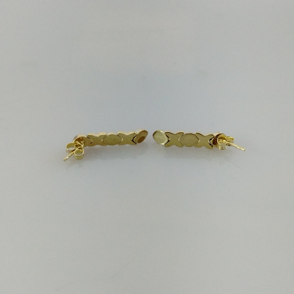 BROQUELES PAR ORO 14 K 2,20 GRMS (SEMINUEVO)