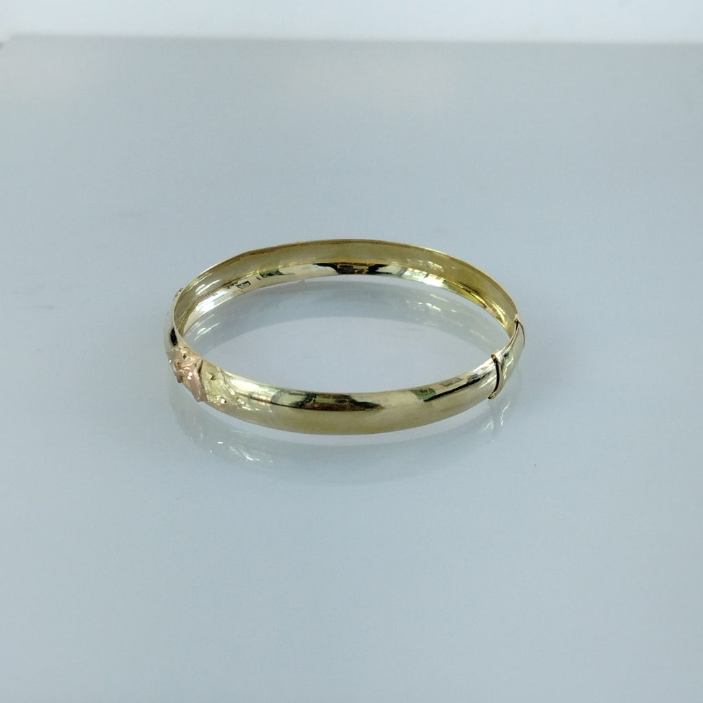 PULSERA RIGIDA ORO 10 K 6,80 GRMS (SEMINUEVO)