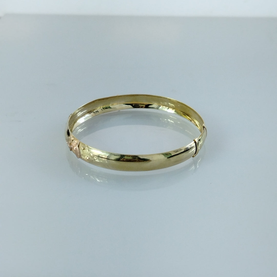PULSERA RIGIDA ORO 10 K 6,80 GRMS (SEMINUEVO)